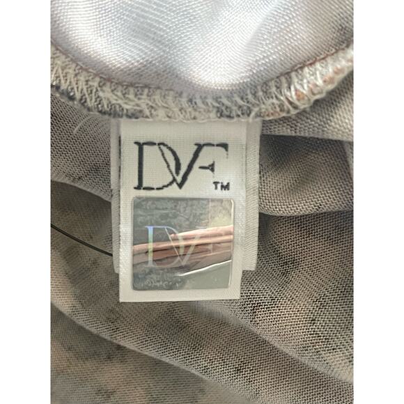 DVF Diane Von Furstenberg NEW JEANNE TWO Wrap Dress SPOTTED CAT‎ HAZELNUT - Picture 8 of 11